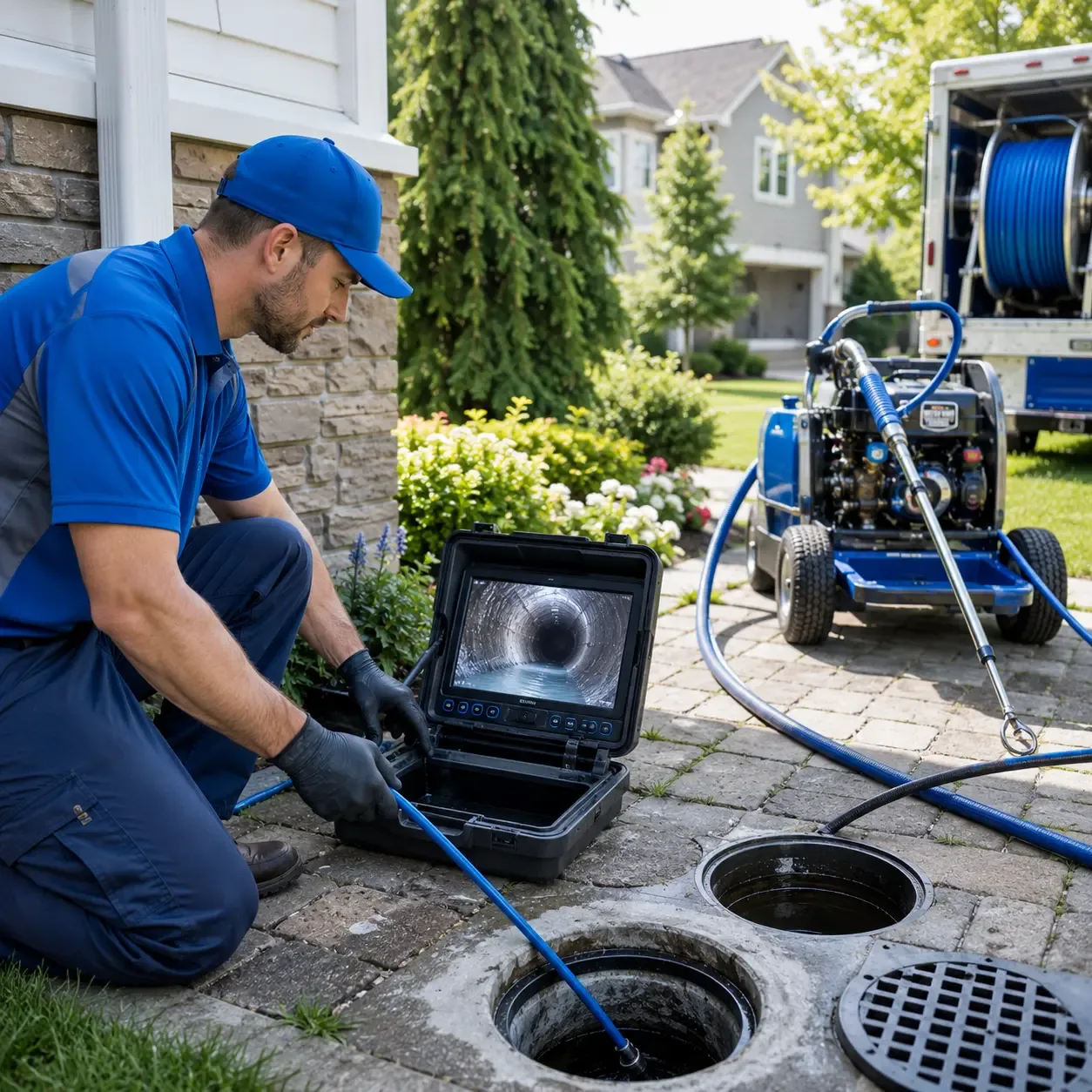 Outdoor drain cleaning professionals serving Bloomfield, KY
